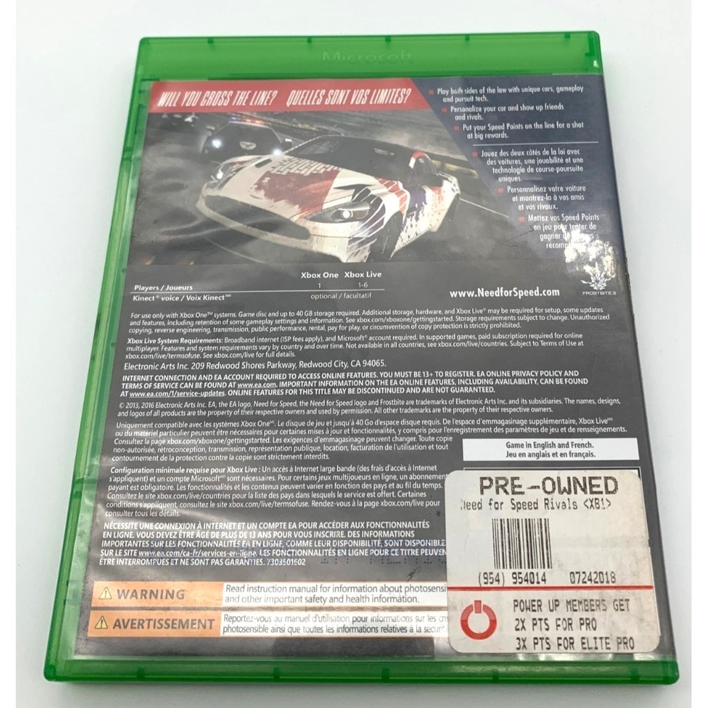Need for Speed: Rivals (Microsoft Xbox One, 2013) - Picture 2 of 5